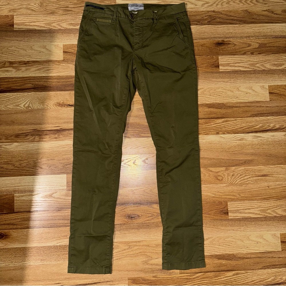 Men's TELERIA ZED for Gentlemen lightweight, Green Pants